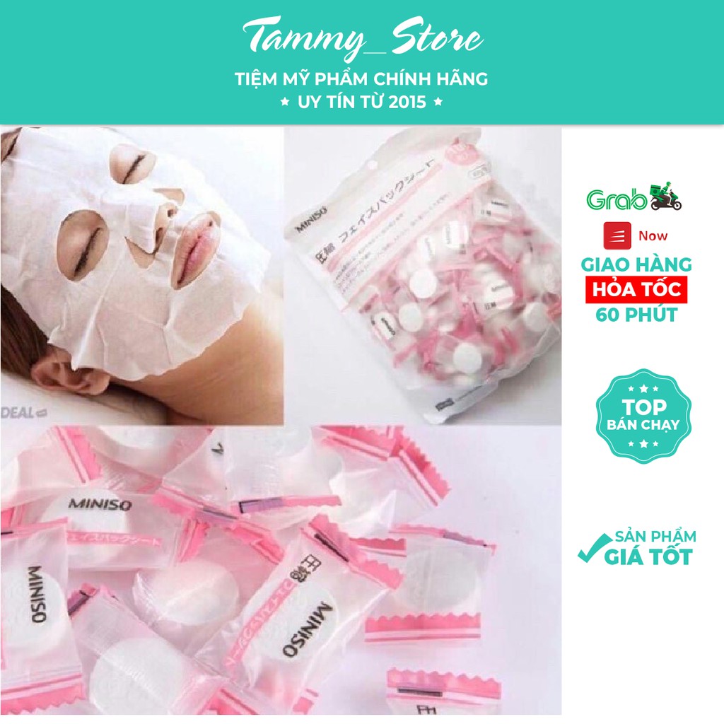 Mặt nạ giấy nén Miniso