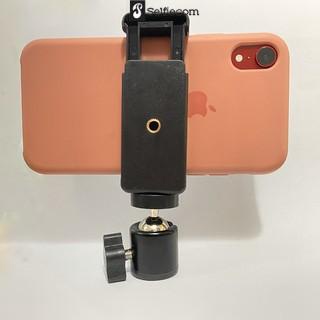 Bộ bi cầu, kẹp điện thoại xoay 360 độ gắn tripod, cây livestream, gậy tự sướng