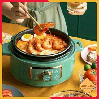 Nồi áp suất điện đa năng Aux, công suất 1300W, dung tích 3L, hành chính hãng màu xanh