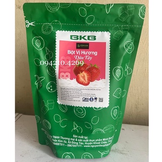 Bột Vị Hương Dâu BKB gói 1kg- DÙNG PHA CHẾ TRÀ SỮA DÂU GIÁ RẺ MÀ THƠM NGON