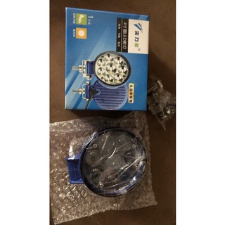 Đen led 8 mắt tròn tròn trắng vàng (1 đôi)