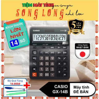 Máy tính CASIO GX-14B (14 số) – “Chuẩn mực Văn phòng” - 5 Năm Bảo Hành – Máy tính Cầm Tay Chính Hãng