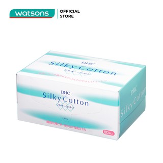 Hộp Bông Tẩy Trang DHC Silky 80 miếng/hộp