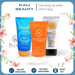 Kem chống nắng 3W Clinic Intensive UV Sunblock Cream SPF 50 PA+++