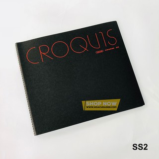 [DA ĐEN] Sổ Vẽ Croquis Maruman 212x242mm