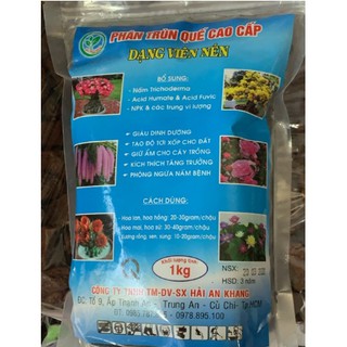 PHÂN TRÙN QUẾ DẠNG VIÊN NÉN GÓI 1kg