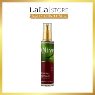 Tinh chất phục hồi tóc hư tổn Spa Pharma Olive Restoring Hair Serum for Dry &amp; Damaged Hair 60ml