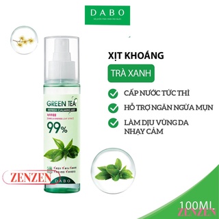 Xịt Khoáng Cho Da Dầu chiết xuất trà xanh Dabo Hàn quốc, giúp cân bằng độ ẩm, giảm mụn, thư giãn mỗi lần xử dụng