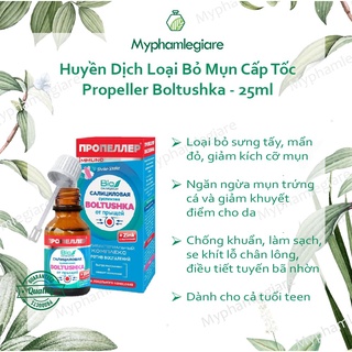 Huyền dịch mụn cấp tốc Nga Salicylic BOLTUSHKA