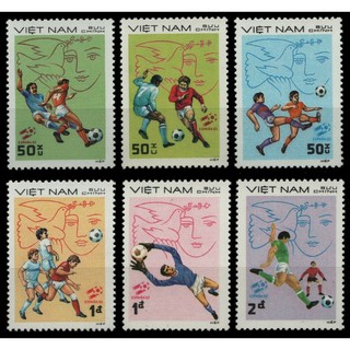 Tem sưu tập MS 398 Tem Việt Nam Cúp bóng đá thế giới Espana 1982 ( 6 tem )