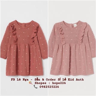 [FORM RỘNG] Váy len HM UK chính hãng sz từ 6-9m đến 3-4y