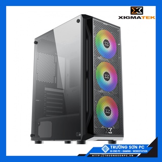 Vỏ Case XIGMATEK GAMING X 3FX (EN46188) GAMING ATX, KÈM 03 FAN XIGMATEK X20ARGB