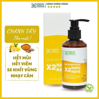 Dung Dịch Vệ Sinh Phụ Nữ Cocayhoala Hồng Mịn Se Khít Hết Ngứa Loại Bỏ Mùi Hôi Gel X2 Nano Nghệ Cỏ Cây Hoa Lá 150 ml