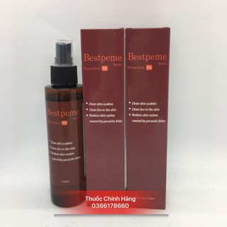 [ CHÍNH HÃNG] Bestpeme xịt ghẻ, chấy rận, kí sinh trùng