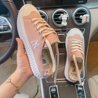 Giày sục nữ kiểu in, thêu chữ NY đế trắng size từ 36 đến 39 Pumi