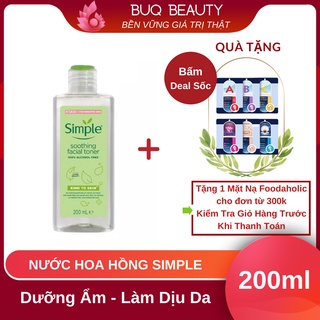 Toner Simple Kind To Skin Soothing Facial Toner Nước Hoa Hồng Làm Dịu Cân Bằng Da Cho Da Dầu Mụn Nhạy Cảm Chính Hãng