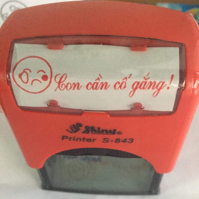 Dấu cô khen -con cần cố gắng