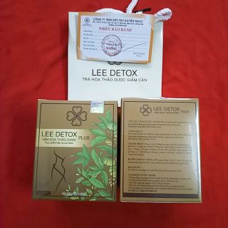 Viên uông giảm cân Lee detox( chính hảng cty) 1 h 15 gói 1 gói 2 viên uống 15 ngày