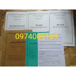 HỒ SƠ VIÊN CHỨC THÔNG TƯ 07/2019