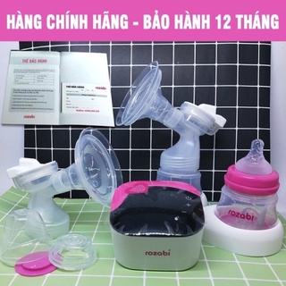 [BH 12 tháng] Máy hút sữa điện đôi Rozabi Deluxe (có pin sạc)