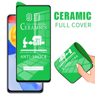 Kính cường lực gốm dẻo bảo vệ màn hình cho Xiaomi Mi 10T 11T Pro Poco X3 NFC F3 X3 Pro Redmi Note 12 11 10 9 Pro 11S 10S 9S