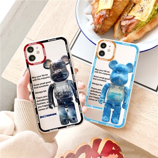 Ốp lưng iphone Be@r. Brick cạnh vuông cho iphone 11 7plus 8plus x xsmax 11pro max 12pro 12promax 13promax e103