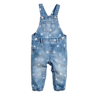 Quần Yếm Bé Gái Ngôi Sao Denim
