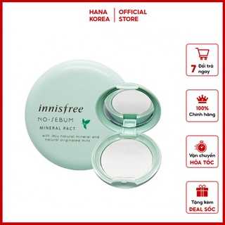 PHẤN PHỦ Nén Innisfree No Sebum Mineral Pact 8,5g