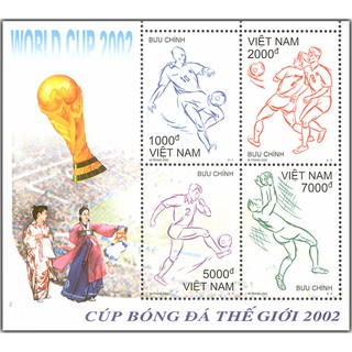 Tem sưu tập MS 886 Block Tem Việt Nam Cúp bóng đá thế giới 2002