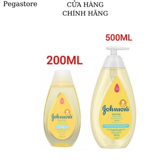 Sữa tắm gội cho bé JOHNSON 200ml - 500ml - dầu tắm gội Top-to-toe Baby Bath Mild As Pure Water