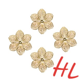 miếng kim loại hình hoa nguyên liệu làm trang sức