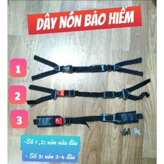 [Mã LIFEAUMAY giảm 10% tối đa 30k đơn 150k] Bộ Dây Thay Nón Bảo Hiểm / TẶNG KÈM BỘ ĐINH TÁN DÂY NÓN