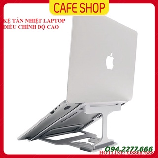 Giá đỡ laptop nhôm tản nhiệt có thể gấp gọn SE-S35  kích thước lớn, 5 mức điều chỉnh.