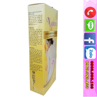 Kem và bột tắm trắng toàn thân dưỡng chất Collagen Nairem (2 gói)