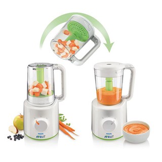 [Mã MKBC13 giảm 80k đơn 1 triệu] MÁY HẤP VÀ XAY THỨC ĂN 4 IN 1 PHILIPS AVENT