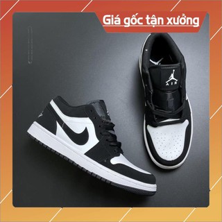 [FreeShip+ Hàng Xịn] Giày Sneaker Jordan 1 Đen Trắng Giày Thể Thao Nam Nữ Thấp Cổ Full Phụ Kiện