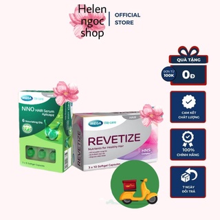 BỘ CHĂM SÓC TÓC SERUM NNO HAIR &amp; VIÊN UỐNG KÍCH THÍCH VÀ NGĂN RỤNG TÓC REVETIZE