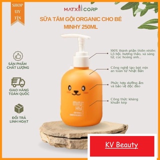 Sữa Tắm Gội Organic cho bé - Minhy
