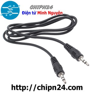 [1 SỢI] Dây tín hiệu âm thanh 3.5mm 2 đầu Đực 0.5m