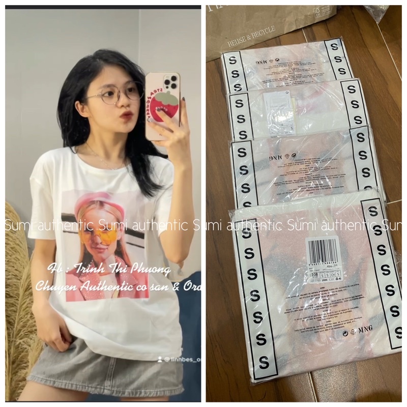 Áo thun nữ Mango size S