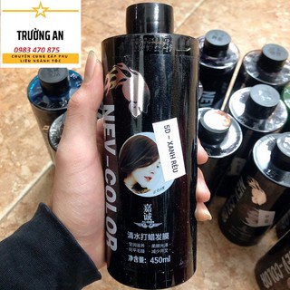 Nhuộm Tóc Phủ Bóng Màu Xanh Rêu Hàn Quốc 5D-phủ mịn