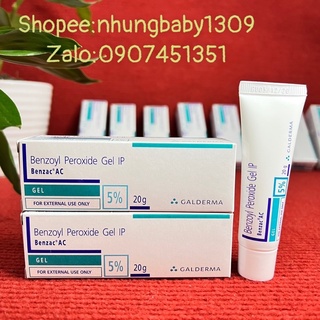 Benzoỳl Peroxìde Gel 2.5% &amp; 5% loại bỏ các loại mụn