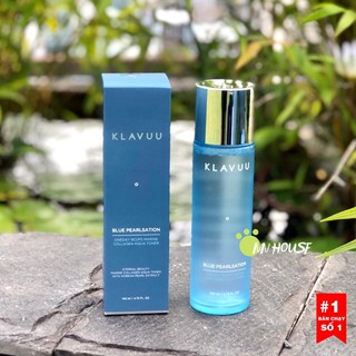Toner Klavuu Blue Pearlsation Oneday 8Cups Marine Collagen Aqua Toner - nước hoa hồng - nước cân bằng - NN HOUSE