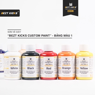 Sơn vẽ giày Bezt Kicks Custom Paint 50ml - Bảng màu 1.
