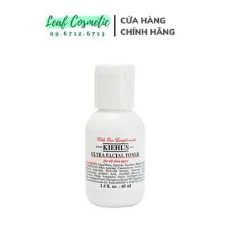 Toner Ultra Facial Kiehl.s Không Cồn Làm Dịu và Cấp Ẩm Da 40ml | Toner Kiehl.s