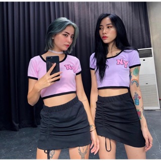 ÁO CROPTOP BODY TÍM NY VIỀN