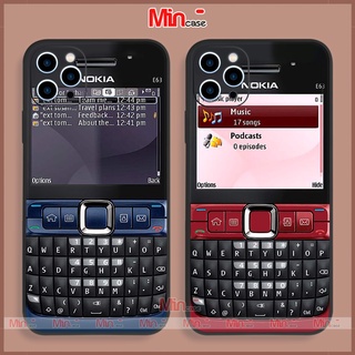 Ốp lưng điện thoại iPhone Nokia cạnh viền vuông silicon dẻo cho ip 6/6s/7/8/X/XS/XR/11/12/13/14 Pro Plus Max Mincase