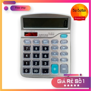 Máy tính cầm tay DS-98VS hiển thị 12 số sử dụng pin và năng lượng ánh sáng rẻ nhất HCM