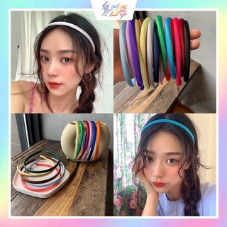 Băng đô cài tóc màu trơn xinh xắn ulzzang