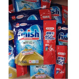 Viên rửa bát nén finish túi 150 viên